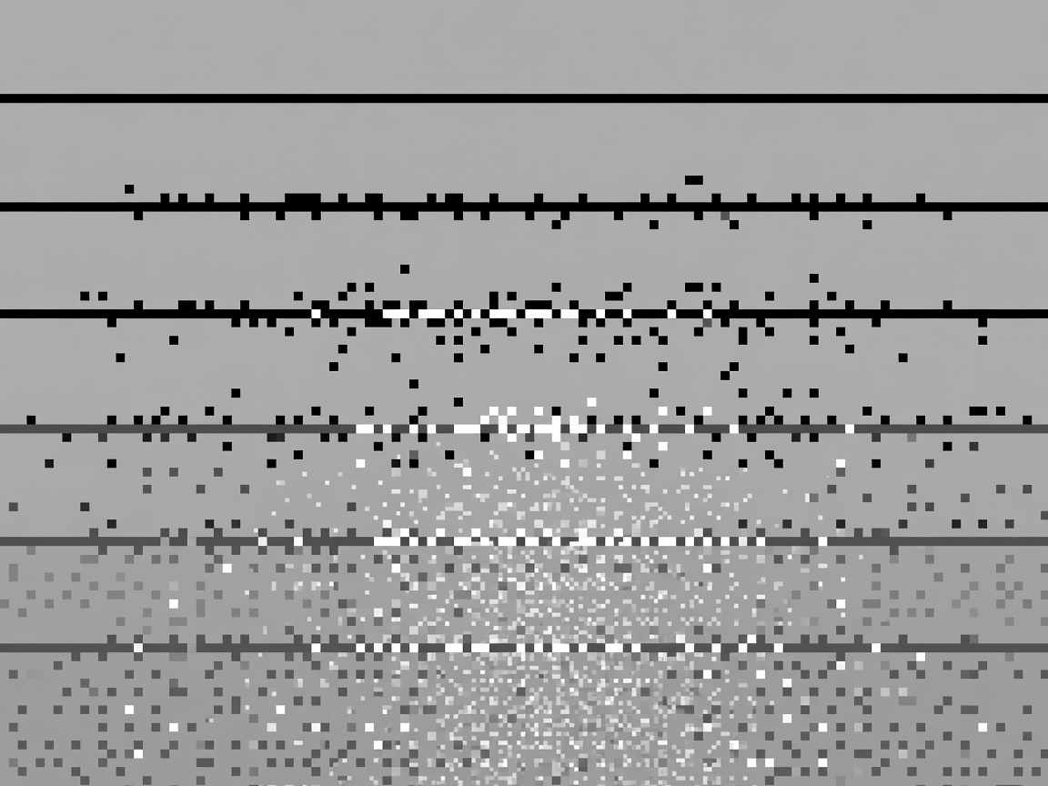 Explanatory layered pixel transition render showing an object edge across successive frames